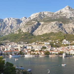Dalmatien: MAKARSKA > Blick vom Monument Sv. Petra